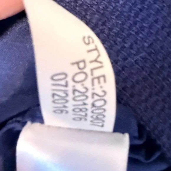 Vineyard Vines Striped Knit Shift Dress Size 4 Navy Teal Yellow Sleeveless - Picture 6 of 9